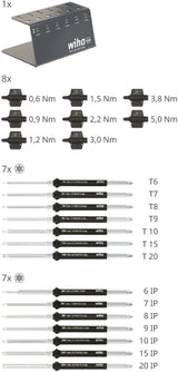 WIHA Drehmomentschraubendreher-Satz 2921, 23-teilig, 0,6-5 Nm, einstellbar, mit easyTorque Key