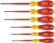 Wiha Schraubendrehersatz 3251TRK6 6-teilig TX-BO mit SoftFinish Mehrkomponentengriff und isolierten Rundklingen