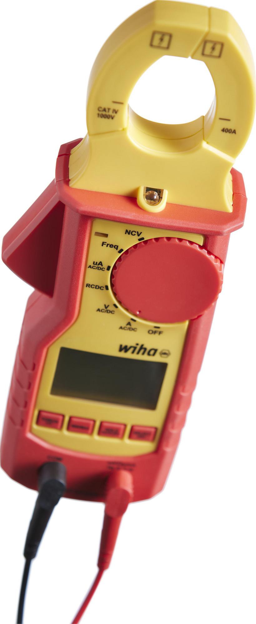 Wiha Stromzangenmultimeter bis 1.000 V AC CAT IV 1.000 V – True RMS, 400 A, IP40