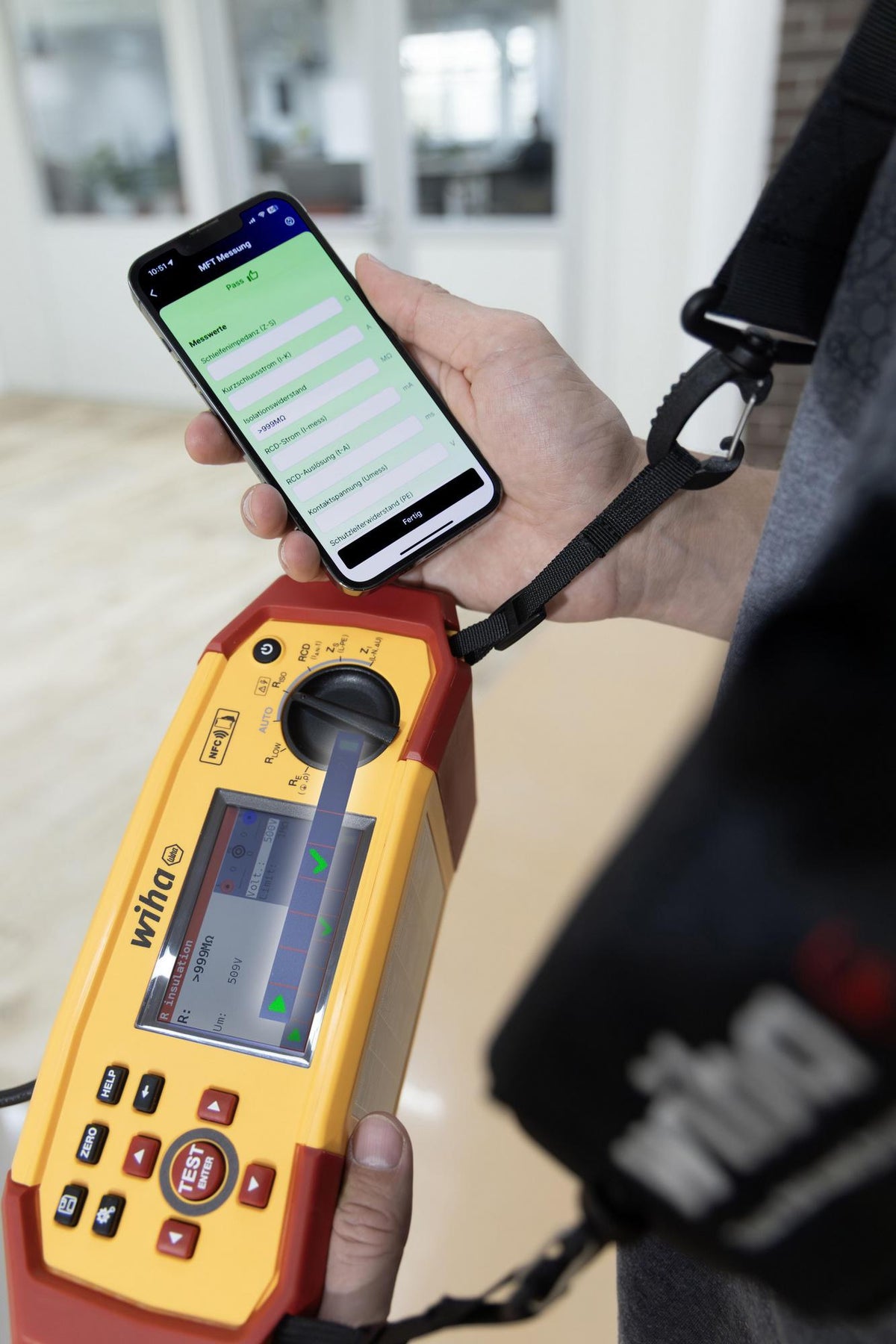 Wiha Installationstester-Set MFT one L-Case EU für Prüfungen nach DIN VDE 0100-600 und DIN VDE 0105-100