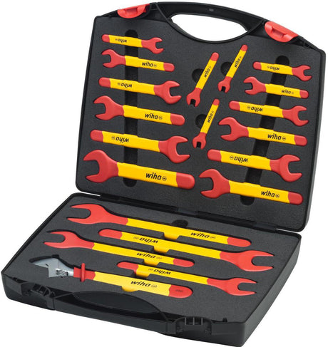 WIHA Einmaul-Gabelschlüssel-Set 5590N 21-teilig 6-32 mm VDE isoliert