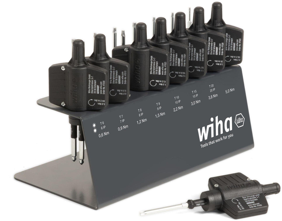 WIHA Drehmomentschraubendreher-Satz 2921, 23-teilig, 0,6-5 Nm, einstellbar, mit easyTorque Key