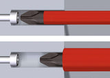 WIHA Schraubendreher 3211 slimFix PH 1 VDE isoliert, 80 mm Klinge