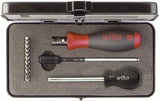 WIHA Drehmomentschraubendrehersatz 2852 S10-01, 13-teilig, 1-5 Nm einstellbar, Torx/Plus, Metallbox