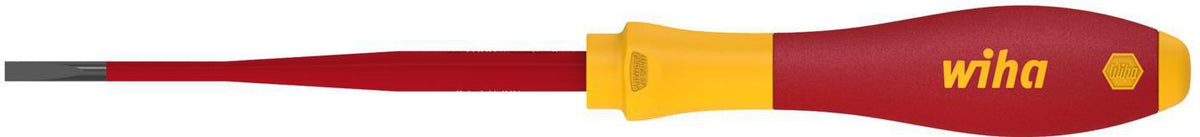 Wiha Schraubendreher 3201 slimFix VDE isoliert Schlitz 3,5 mm, 100 mm Klinge