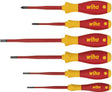 Wiha Schraubendrehersatz 3201 K6 6-teilig Schlitz/PH slim fix VDE
