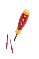 Wiha Magazinbithalter 45296 4-teilig VDE isoliert Schlitz/PH/+- mit Bitmagazin PocketMax electric