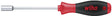 Wiha Sechskantsteckschlüssel SW 5 mm mit SoftFinish® Griff, 236 mm Gesamtlänge