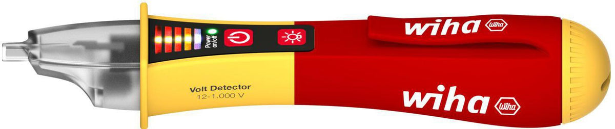 WIHA Spannungsprüfer SB 255-13 12-1000 V AC einpolig mit LED-Taschenlampe