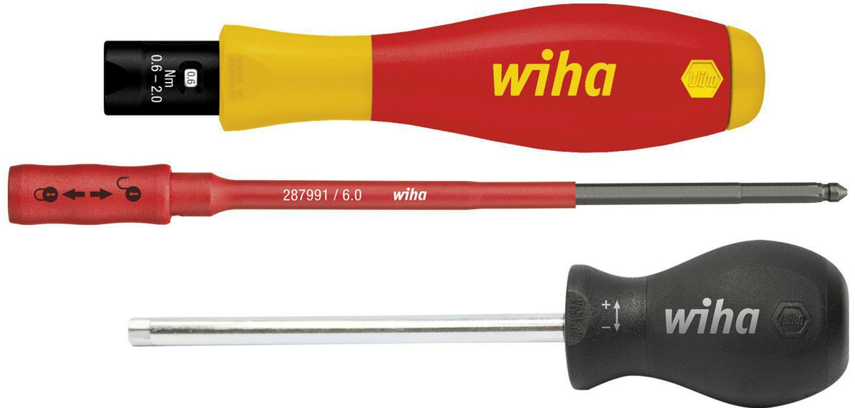 Wiha Drehmomentgriff VDE TorqueVario®-S 0,5-2 Nm, isoliert, 131 mm