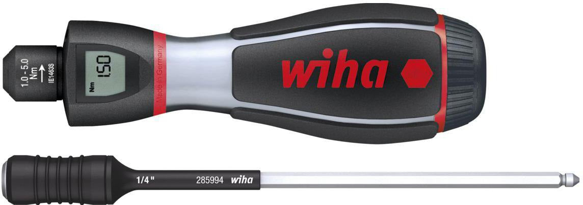 WIHA Drehmomentschraubendreher 2835 1-5 Nm mit Digitaldisplay und Click-Control