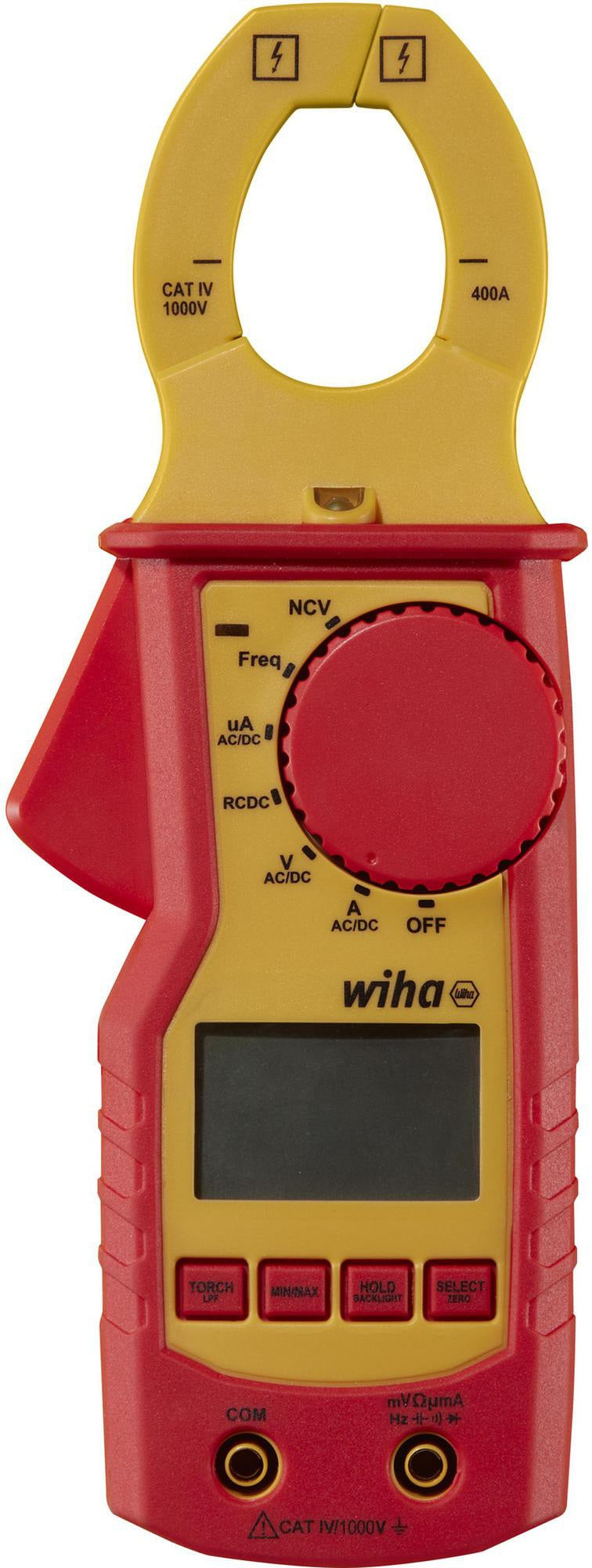 Wiha Stromzangenmultimeter bis 1.000 V AC CAT IV 1.000 V – True RMS, 400 A, IP40