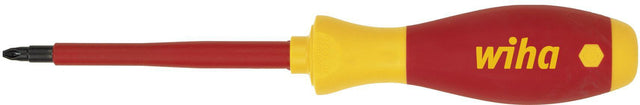 Wiha VDE-Schraubendreher PZD 1 · SoftFinish® Mehrkomponentengriff · 80 mm Klinge · isoliert