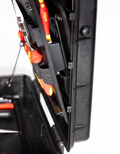 Wiha Werkzeugkoffer XL 2 electric 60-teilig Trolley für Elektriker – VDE-isoliert, mobil