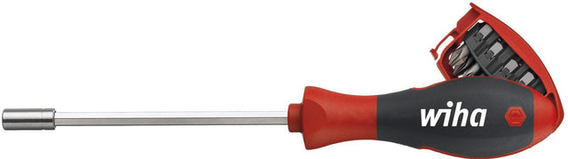 Wiha Magazinbithalter 3809 01-01 9-tlg. Schlitz/PH/PZD/TORX mit SoftFinish®-Griff