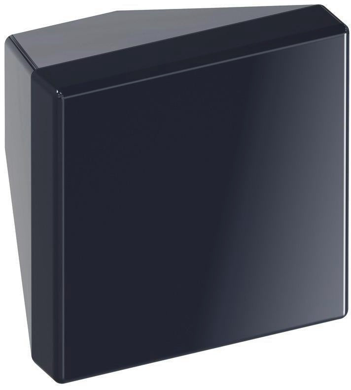 HEWI Möbelknopf 547.32.1 tiefschwarz – Ø 32 mm, Ausladung 30 mm, Polyamid