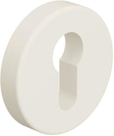 HEWI Schlüsselrosetten-Paar 306.23PB 90 – Rund, PZ, 55 mm, tiefschwarz matt, für Türstärke 38,1–48 mm