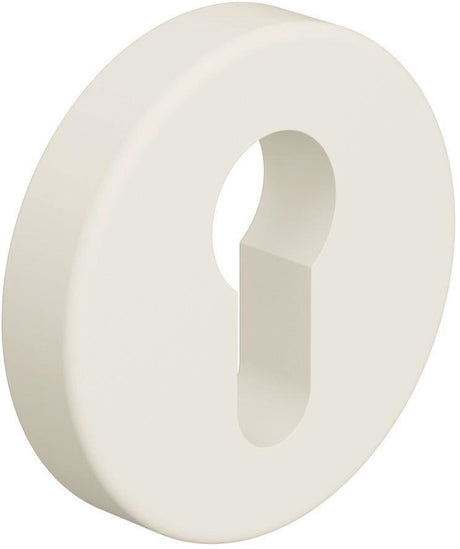 HEWI Schlüsselrosetten-Paar 306.23PB 90 – Rund, PZ, 55 mm, tiefschwarz matt, für Türstärke 38,1–48 mm