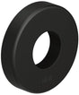 HEWI Drückerrosetten-Paar 305.23PBR 90 – Tiefschwarz matt, 55 mm, R-Technik