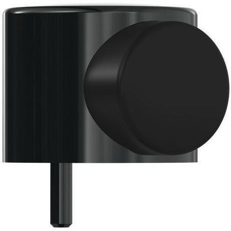 HEWI Bodentürpuffer 615 90 Ø 52 mm, Höhe 42,5 mm, tiefschwarz, Dübelmontage, diebstahlgeschützt