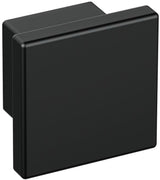 HEWI Möbelknopf 547.32.3 – Tiefschwarzer Polyamid-Knopf, Ø 32 mm, 30 mm Ausladung