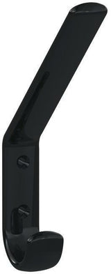 HEWI Garderobenhaken 477.90.070 mit abgewinkeltem Huthaken, rubinrot, 163 mm hoch