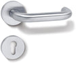 HEWI Feuerschutzgarnitur 111XAH11.130 Edelstahl PZ DIN L/R für Türstärke 38,1-48,0 mm