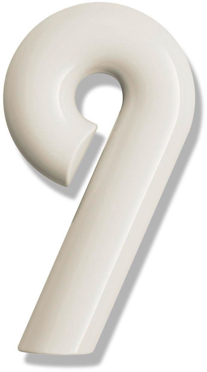 HEWI Hausnummer Ziffer 0 Spezial-Polyamid 99 reinweiß 165 mm Ø 33 mm