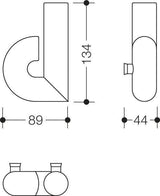 HEWI Hausnummer Ziffer 0 Spezial-Polyamid 99 reinweiß 165 mm Ø 33 mm