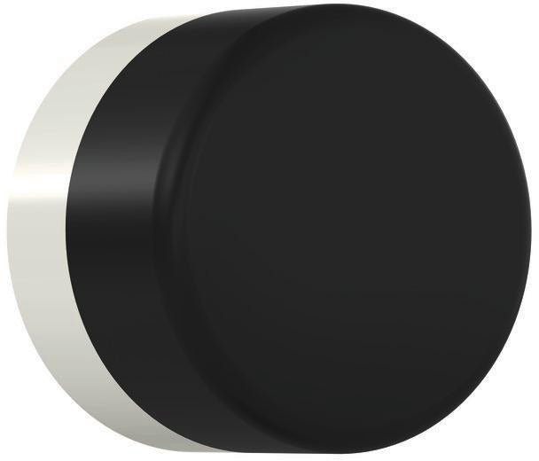 HEWI Wandtürpuffer 610 tiefschwarz, Ø 35 mm, 24 mm lang, diebstahlgeschützt