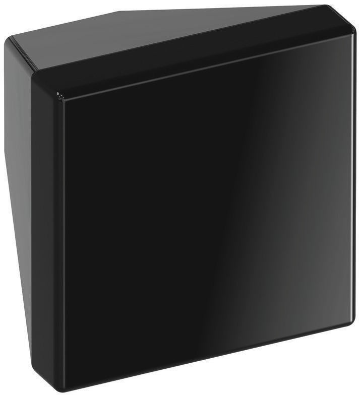 HEWI Möbelknopf 547.32.1 tiefschwarz – Ø 32 mm, Ausladung 30 mm, Polyamid