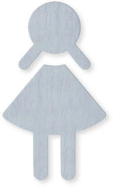 HEWI Symbol Barrierefrei 710XA.150.3 aus Edelstahl, selbstklebend, 150 x 135 mm, matt