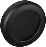 HEWI Schiebetürmuschel 538.60MLB Polyamid tiefschwarz matt für Holztüren ab 22 mm