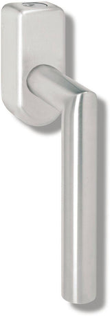 HEWI Fenstergriff 162XAFG.2 30mm – Edelstahl matt, abschließbar, für Kippen vor Drehen