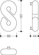 HEWI Hausnummer Ziffer 0 Spezial-Polyamid 99 reinweiß 165 mm Ø 33 mm