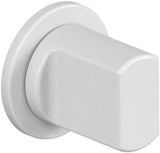 HEWI Schlüsselrosetten-Paar 306PCM 90 oval selbstklebend tiefschwarz