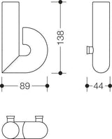 HEWI Hausnummer Ziffer 0 Spezial-Polyamid 99 reinweiß 165 mm Ø 33 mm