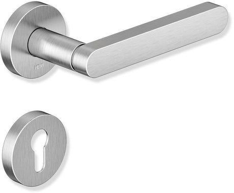 HEWI Rosettengarnitur 270XAH01.130 Edelstahl PZ DIN L/R für Zimmertüren