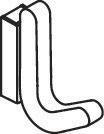 HEWI Einzelhaken Serie 477 senfgelb – Elastischer Mantelhaken aus TPU mit matter Oberfläche