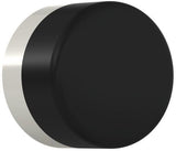 HEWI Wandtürpuffer 610 tiefschwarz, Ø 35 mm, 24 mm lang, diebstahlgeschützt