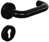 HEWI Rosetten-Drückergarnitur 111R02.230 U-Form FBM DIN L/R D/D – Rubinrot