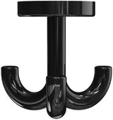 HEWI Dreifachhaken 477.90.050 – Drehbarer Mantelhaken, Polyamid, Stahlblau, Ø 50 mm