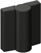 HEWI Scharnier DIN links 52x47 mm aus Polyamid mit Metalleinleger, tiefschwarz matt