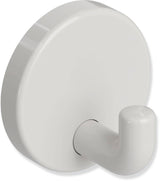 HEWI Einzelhaken 801.90.010 – Wandhaken in Rubinrot, Ø 40 mm, Polyamid