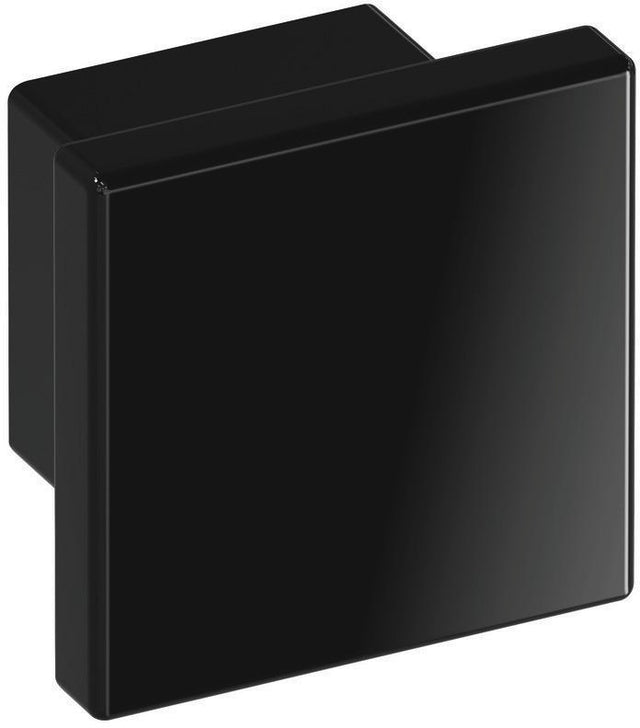 HEWI Möbelknopf 547.32.3 – Tiefschwarzer Polyamid-Knopf, Ø 32 mm, 30 mm Ausladung