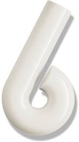 HEWI Hausnummer Ziffer 0 Spezial-Polyamid 99 reinweiß 165 mm Ø 33 mm