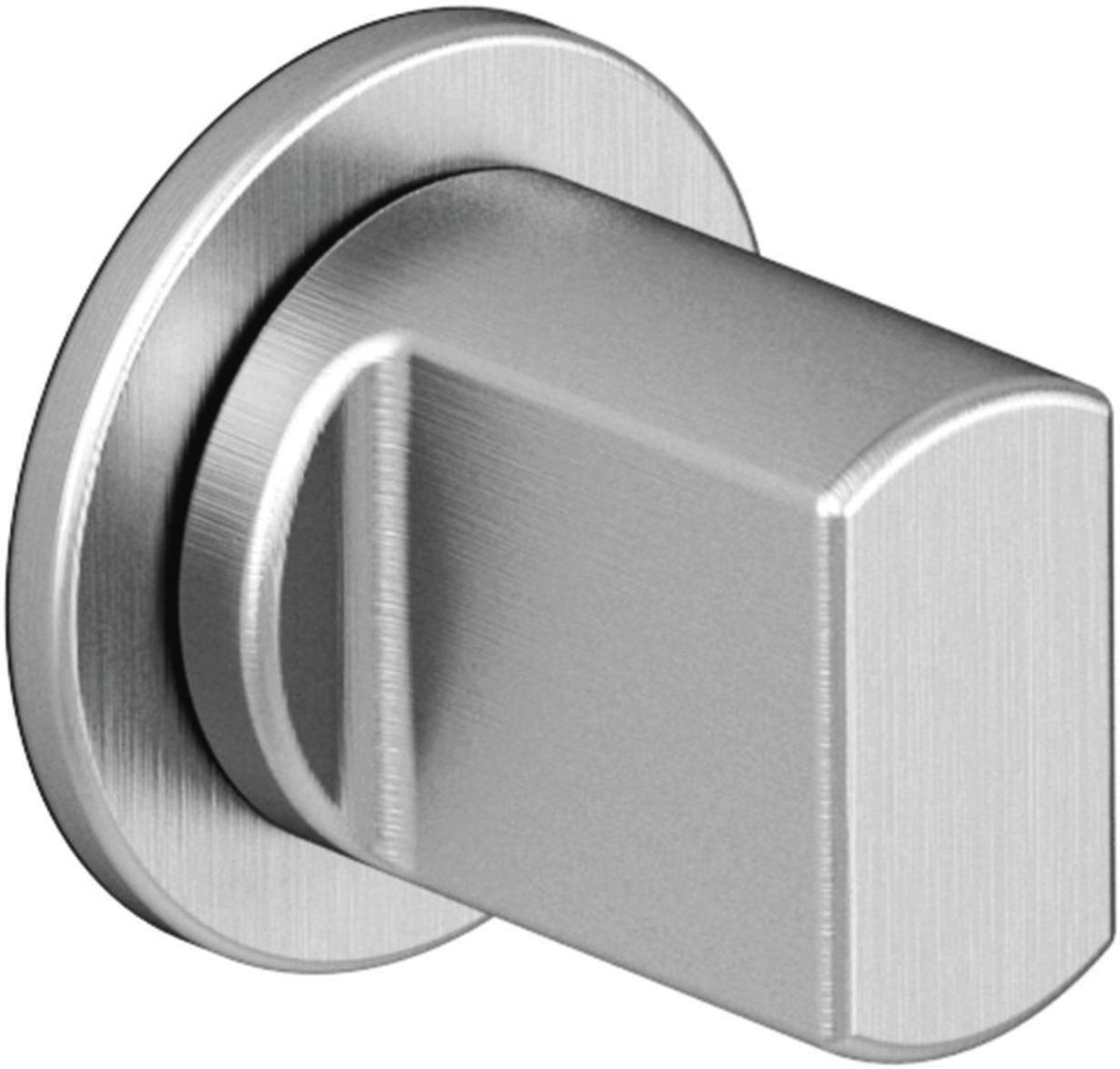 HEWI Schlüsselrosetten-Paar 306XAM aus Edelstahl matt, oval, selbstklebend, PZ