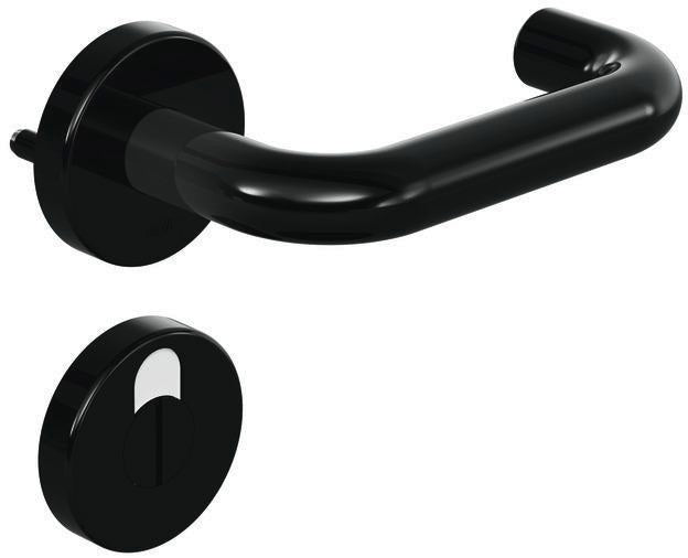 HEWI Rosettengarnitur 111R02.130 U-Form, DIN L/R, R-Technik, rubinrot, Kunststoff