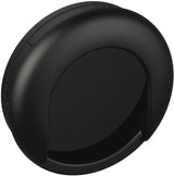 HEWI Schiebetürmuschel 538.60MLB Polyamid tiefschwarz matt für Holztüren ab 22 mm