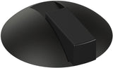 HEWI Bodentürpuffer 625 90 Ø 85 mm tiefschwarz – gefedert, diebstahlgeschützt, Dübelmontage